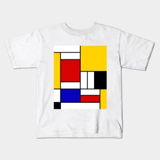 Mondrian Block Kids T-Shirt